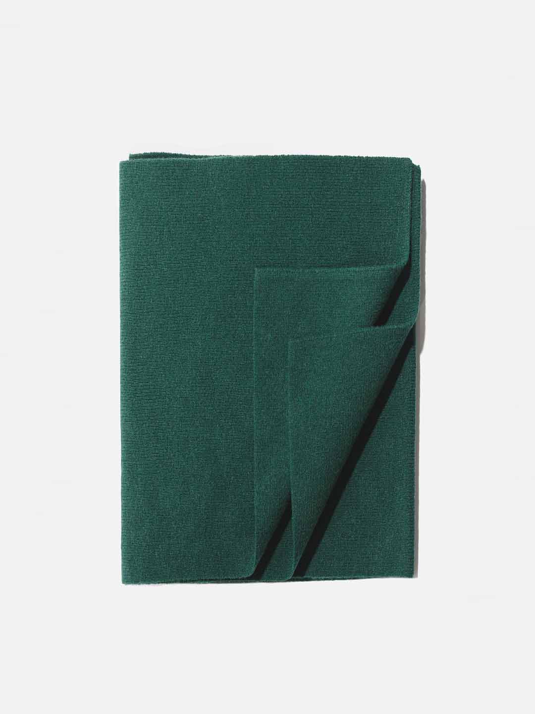 Cachecóis Achega - Cachecol Verde em Lambswool