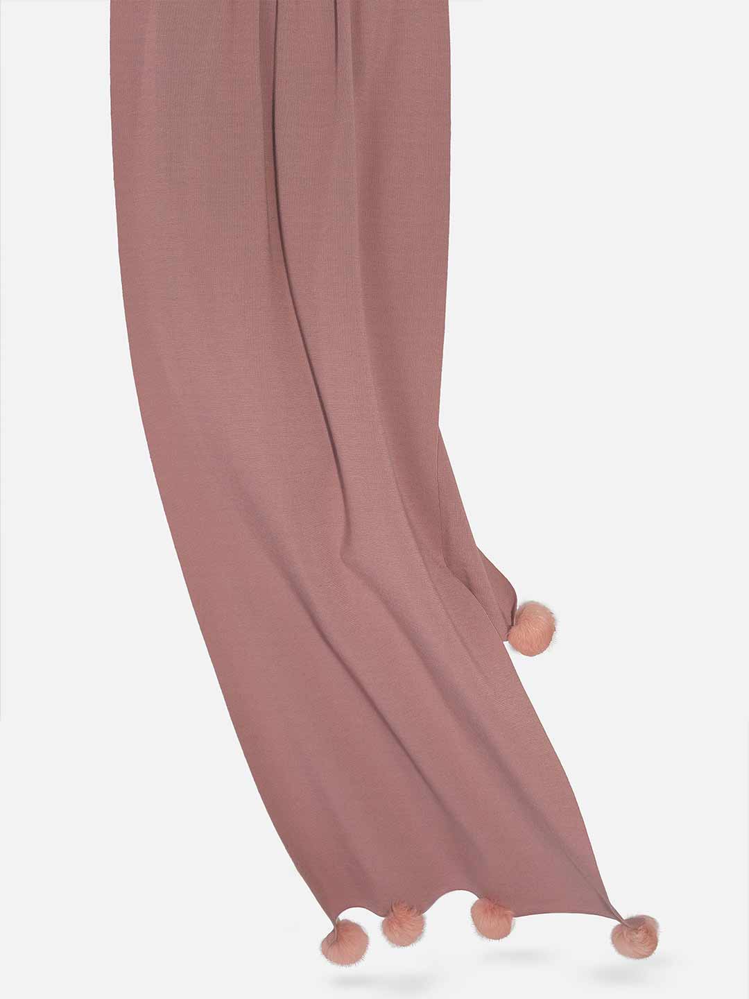 Écharpes Achega - Pink merino wool scarf