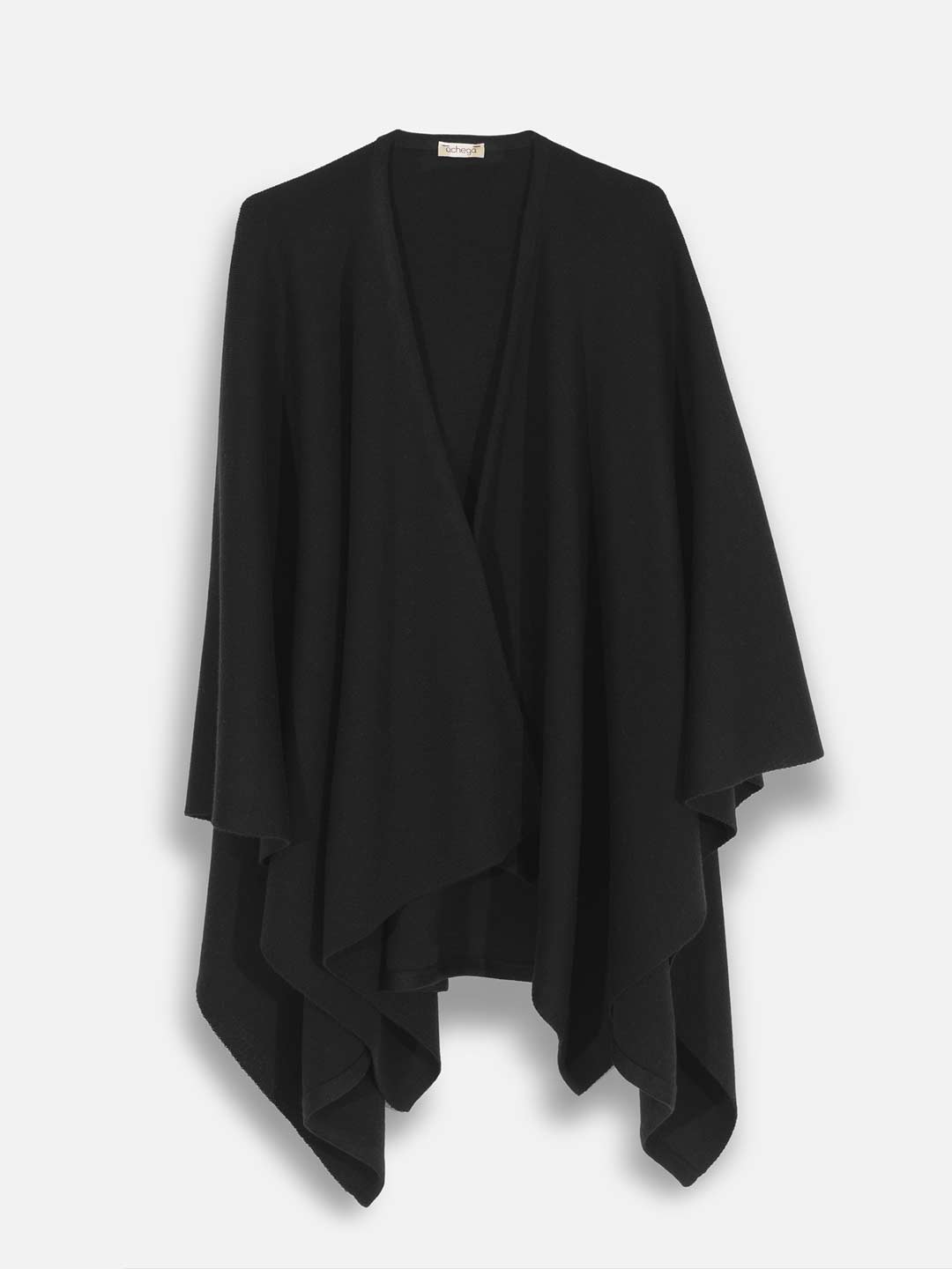 Achega Knitwear Covers - Women's black Merino wool cover