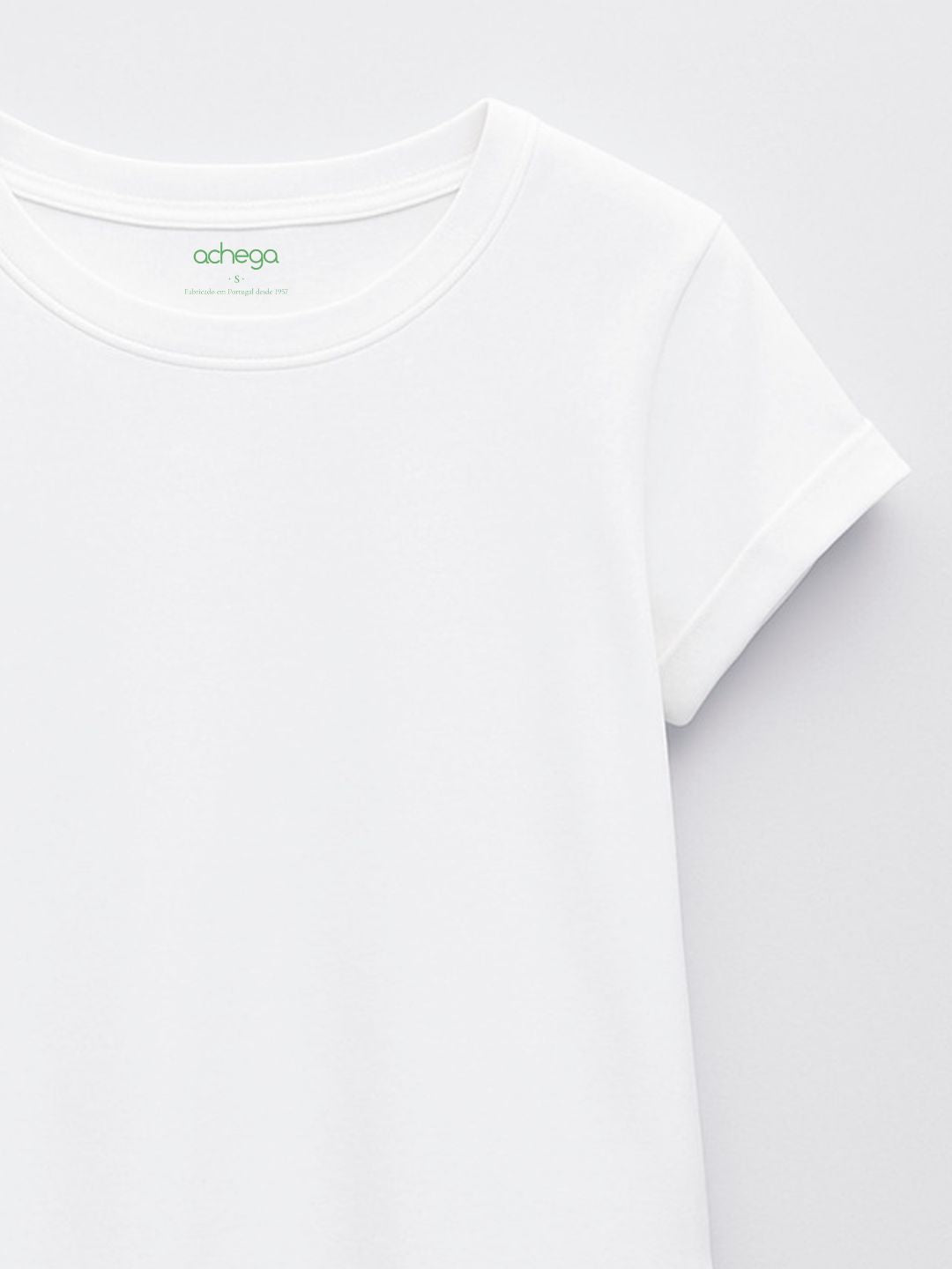 Camiseta lisa 100% algodón con aberturas laterales