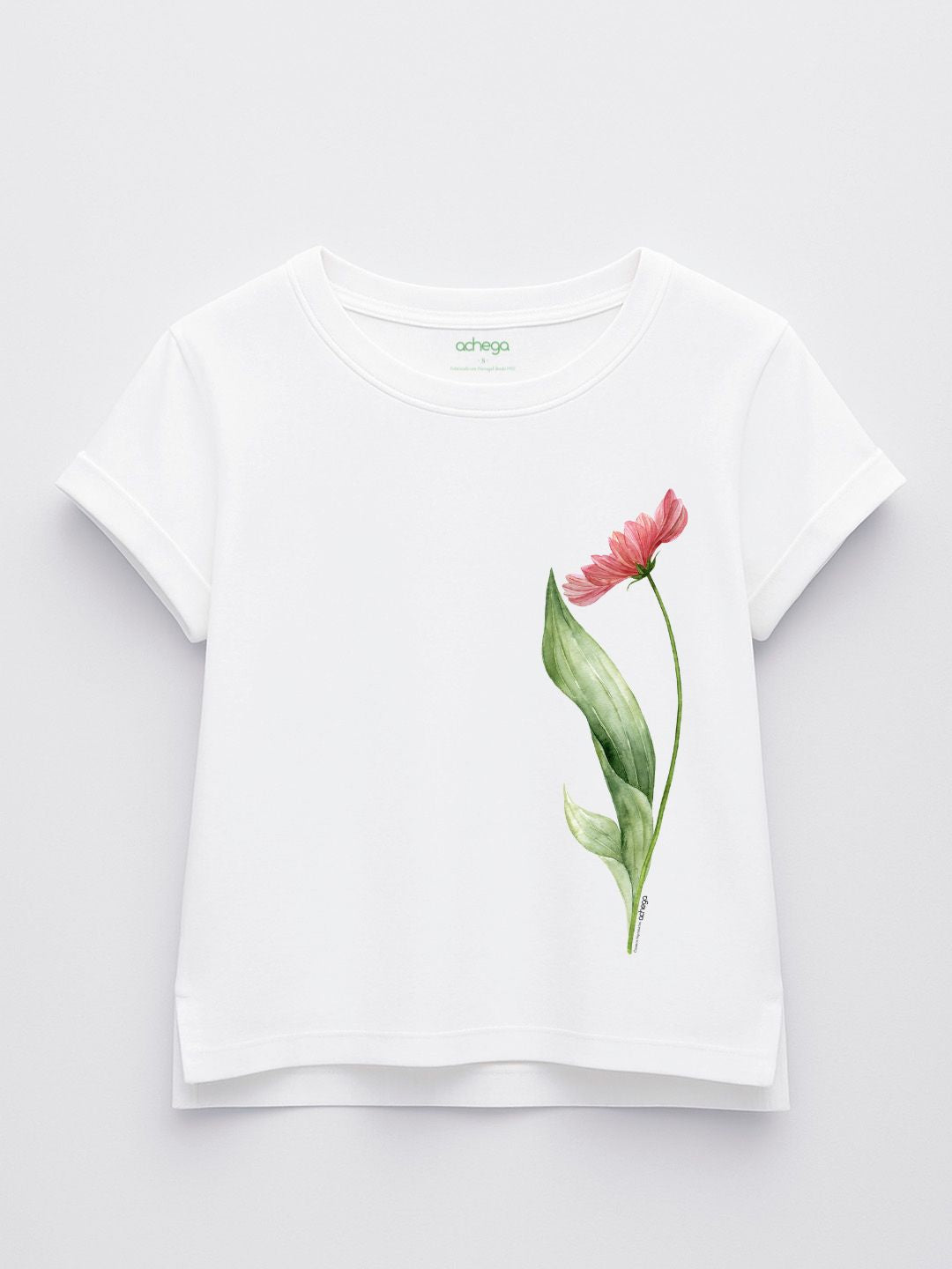 Camiseta «Flor-do-Cosmos» de algodón 100 %