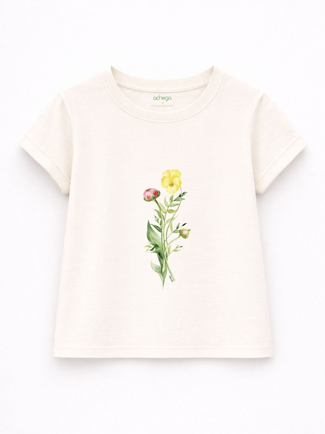 Floral Bouquet T-shirt made from 100% organic cotton