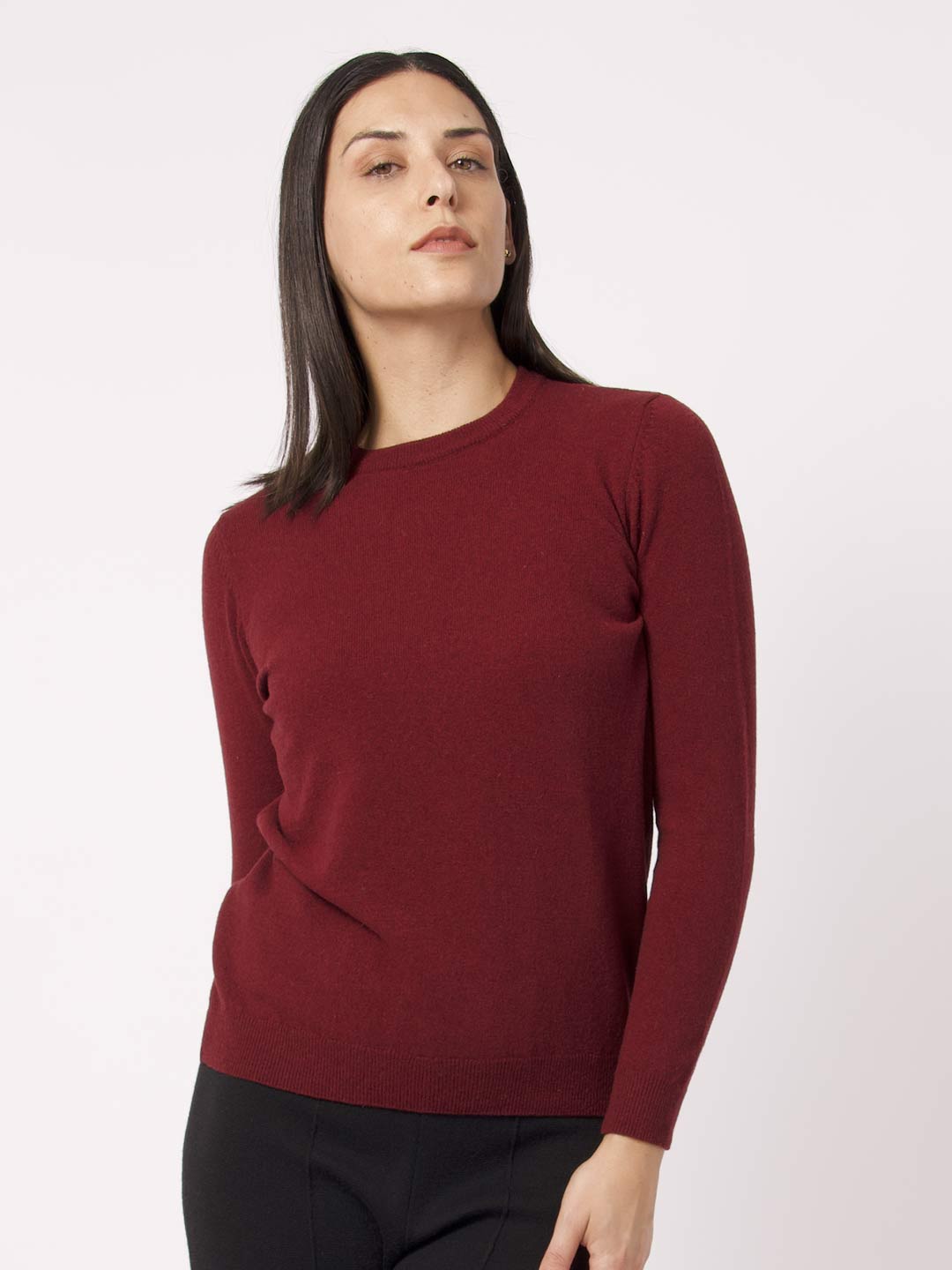 Lambswool Low Neck Blouse