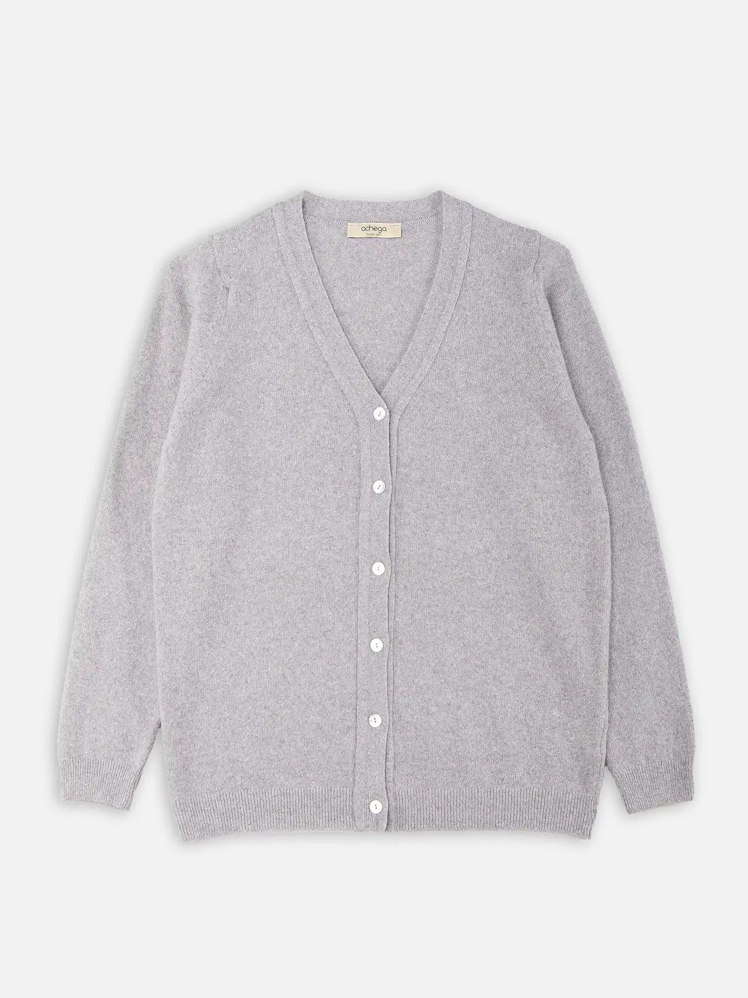 Cardigan V-neck in Lambswool