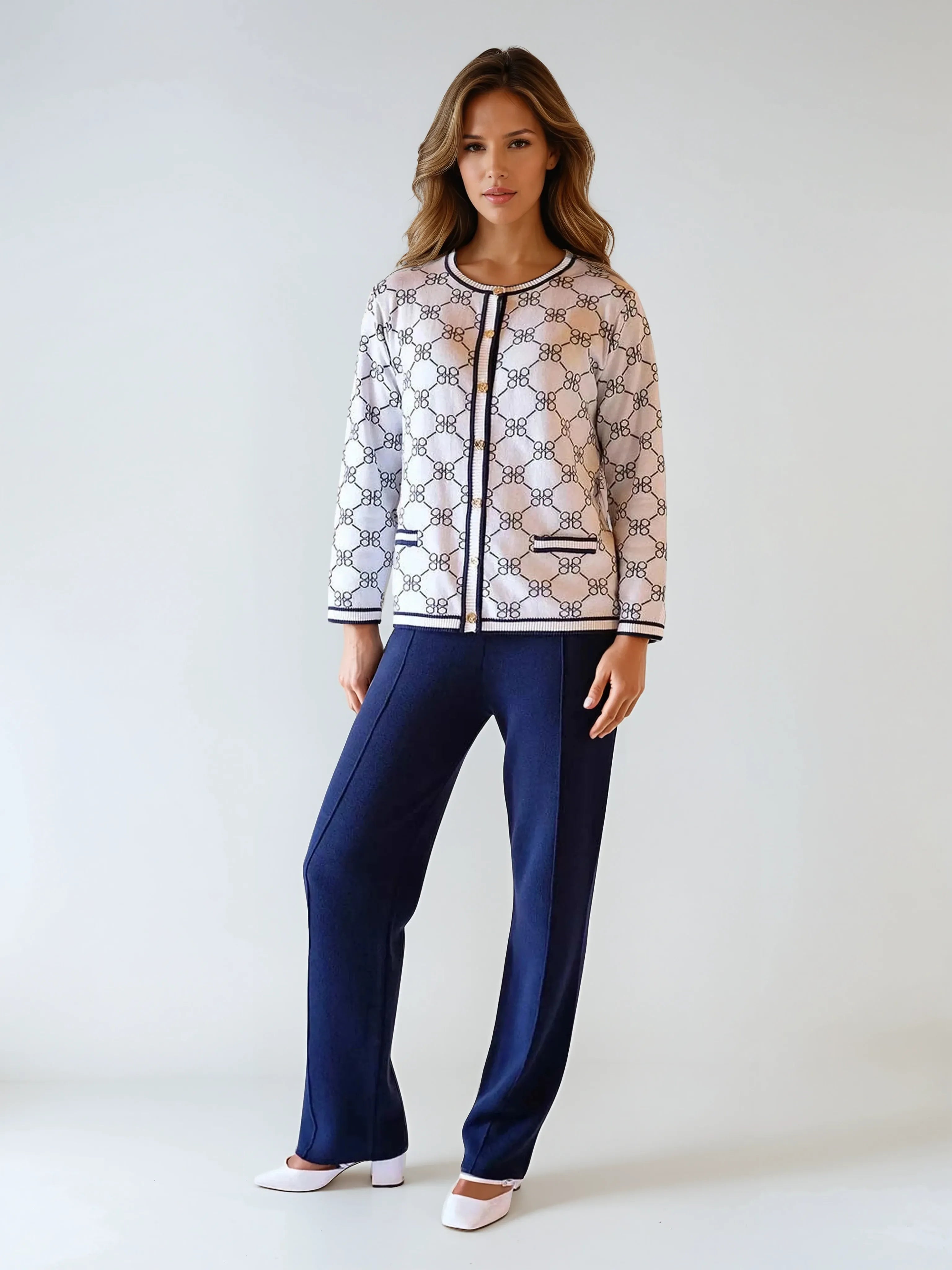 Lucky Clover Cardigan in Organic Cotton
