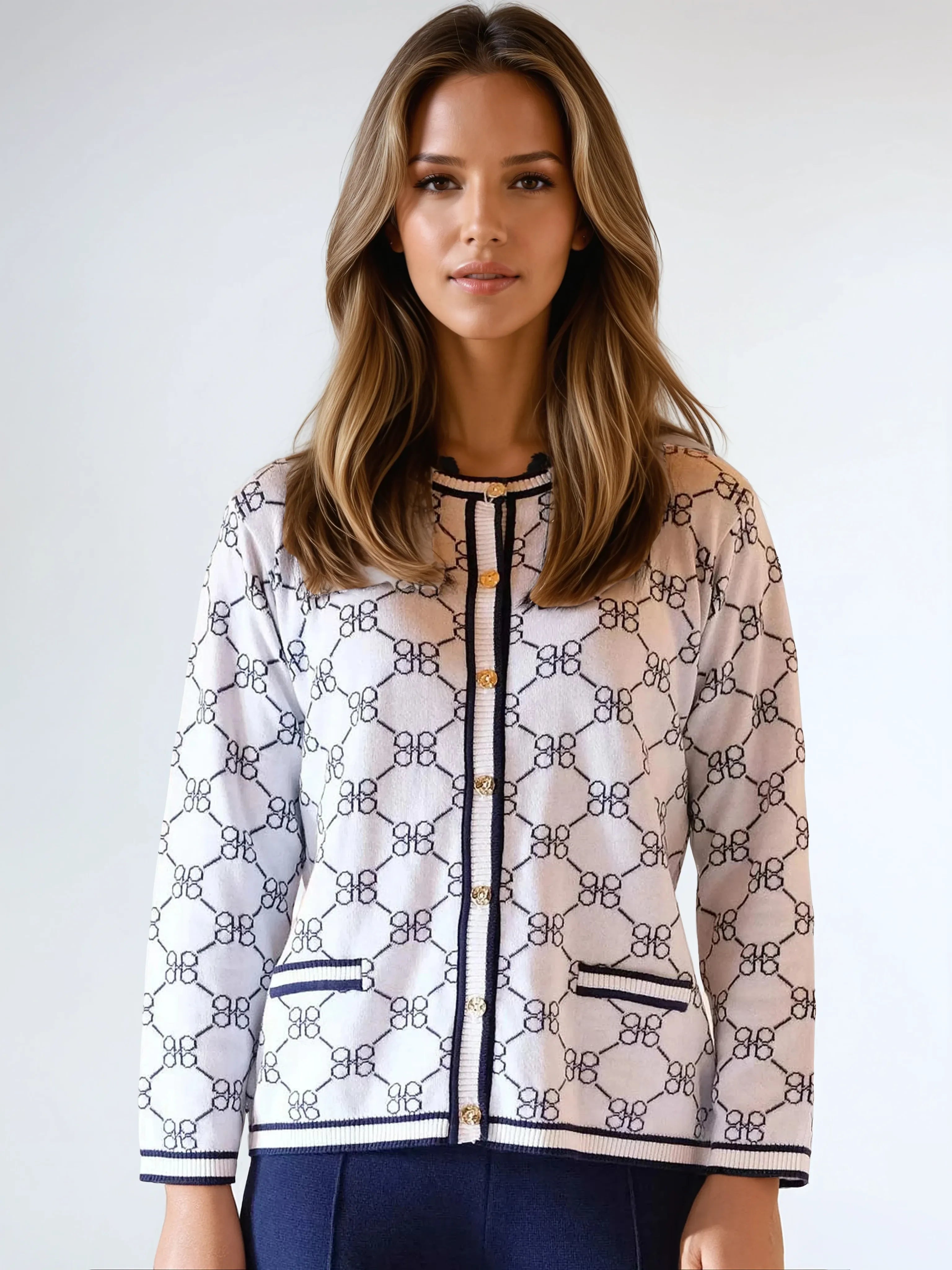 Lucky Clover Cardigan in Organic Cotton