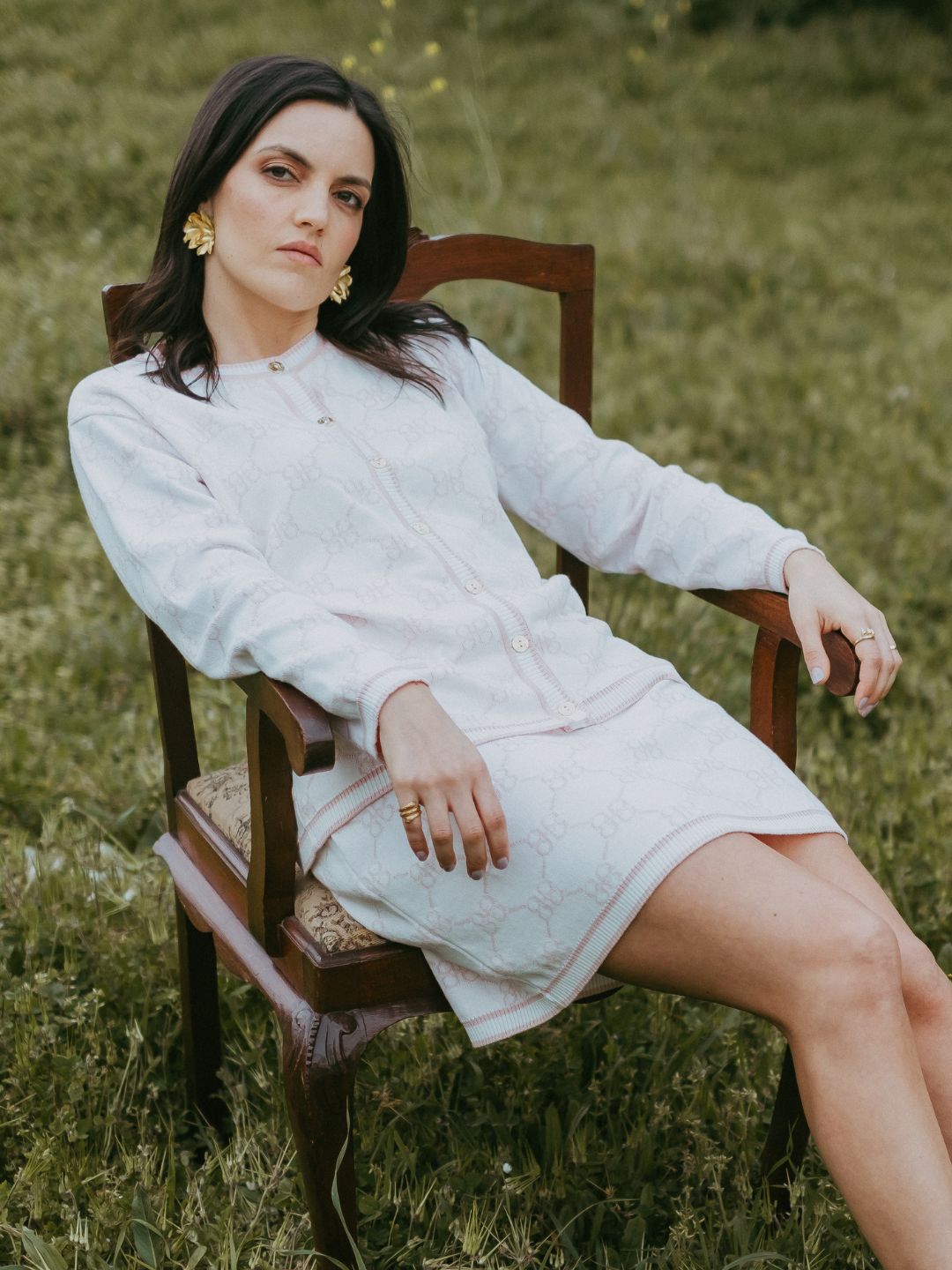 Lucky Clover Cardigan in Organic Cotton