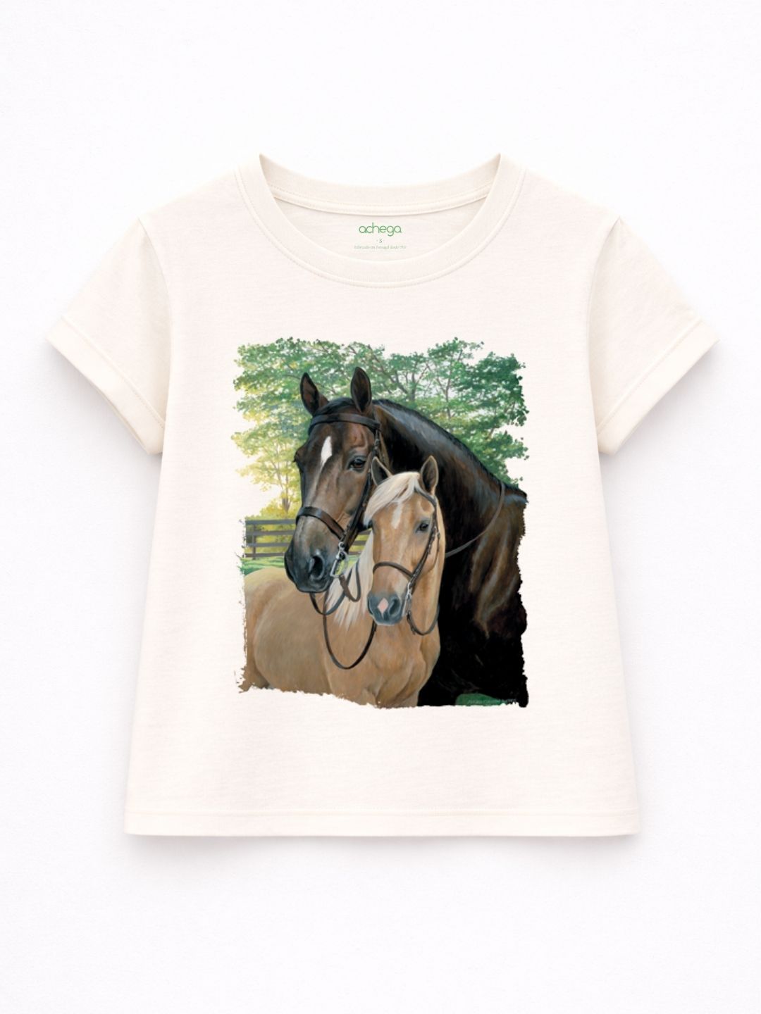 Duo Equestre T-shirt, 100% Organic Cotton