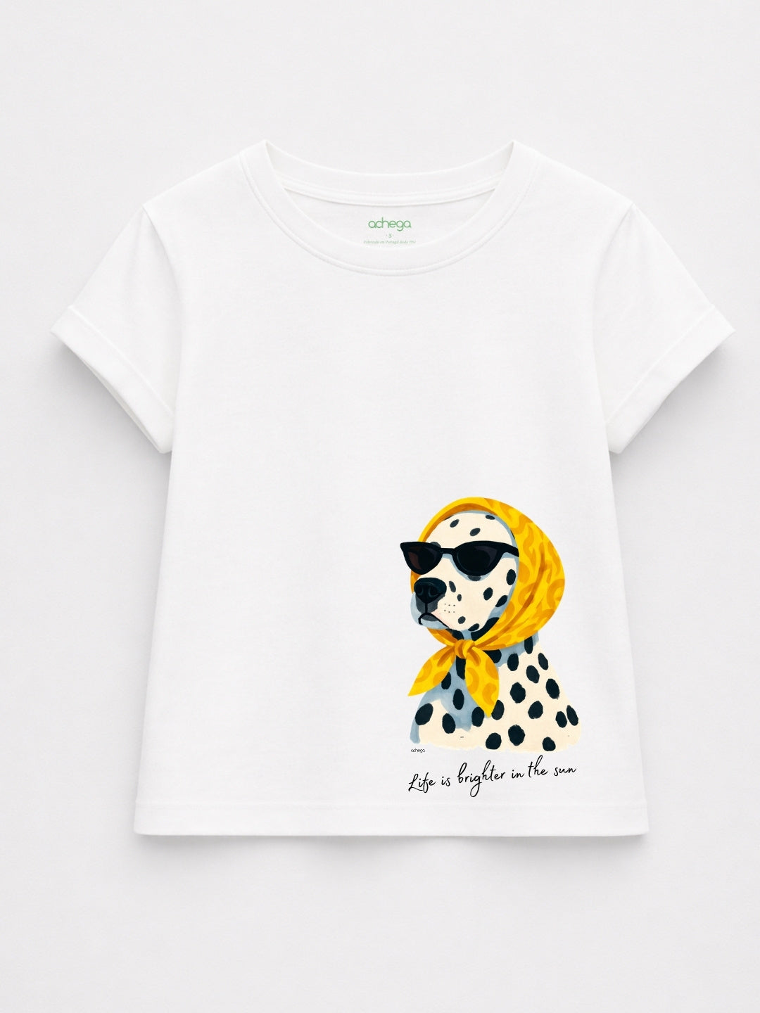 t-shirt achega dálmata